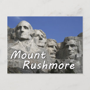 Carte postale Mount Rushmore
