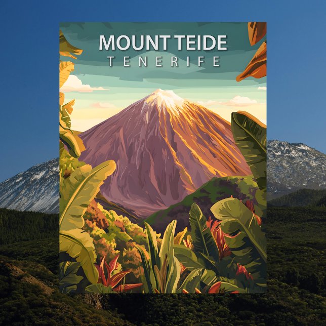 Carte Postale Mount Teide Tenerife Volcanic Peak Travel (Mount Teide Tenerife Volcanic Peak Travel Postcard
)