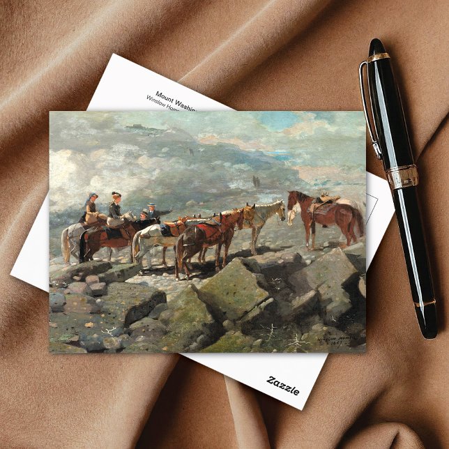 Carte Postale Mount Washington Chevaux Winslow Homer (Créateur téléchargé)