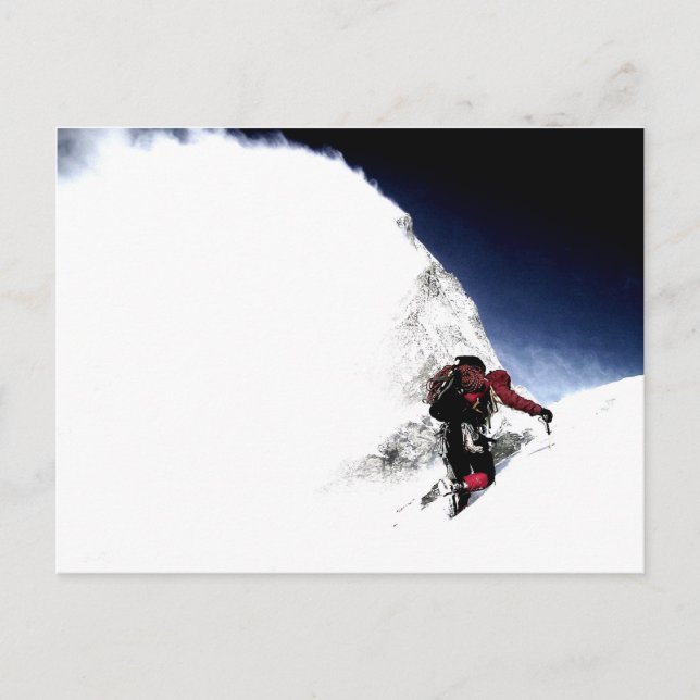 Carte Postale Mountain Climat Sports extrêmes (Devant)