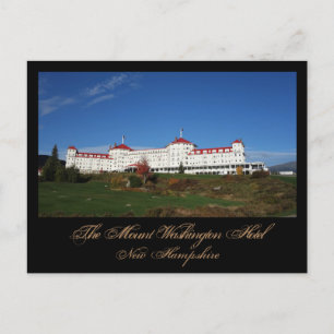 Carte Postale Mountain Washington Resort New Hampshire