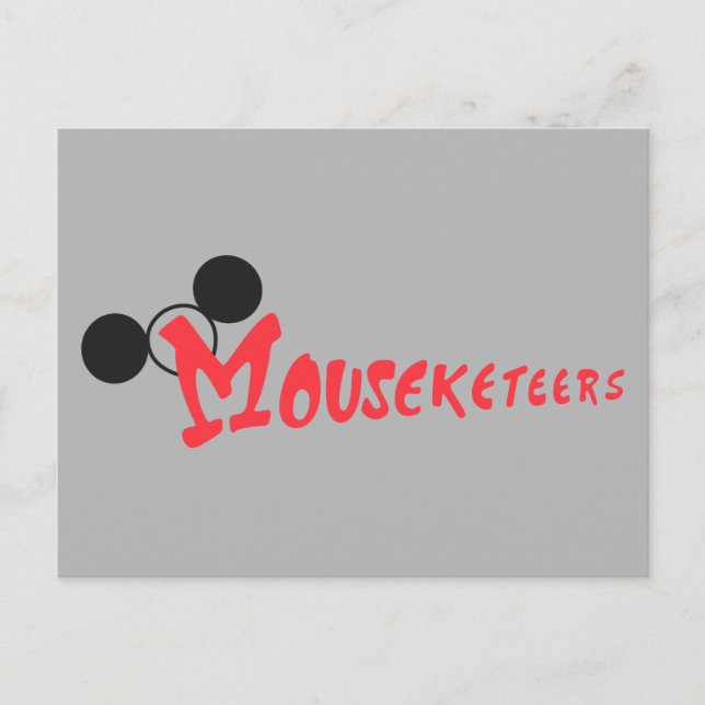 Carte Postale Mouseketeers aux oreilles (Devant)