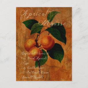 Carte Postale Mousse d'abricot