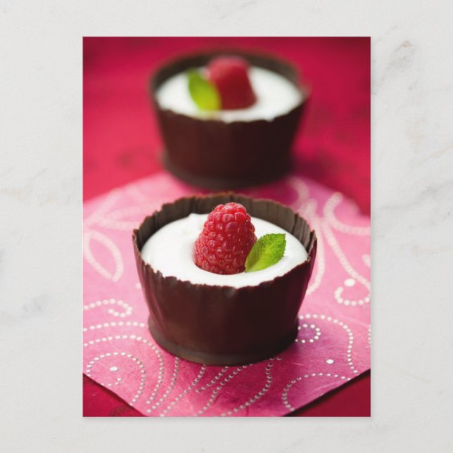 Carte Postale Mousse de chocolat blanc (Devant)