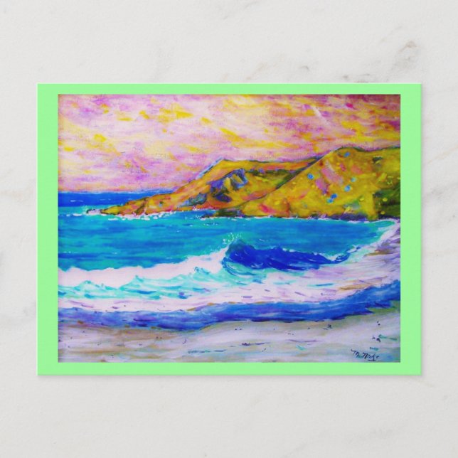 Carte Postale Mousse mer (Devant)