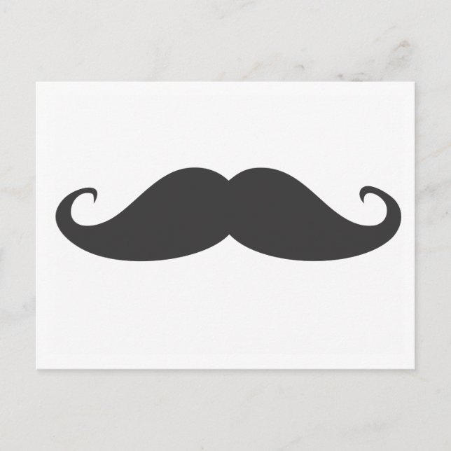 Carte Postale Moustache (Devant)