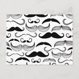 Carte Postale Moustache drôle