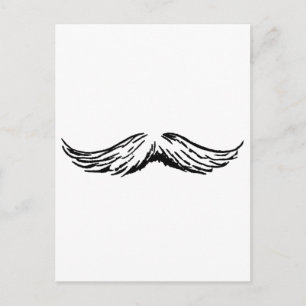 Carte Postale Moustache Le MUSÉE Zazzle Cadeaux
