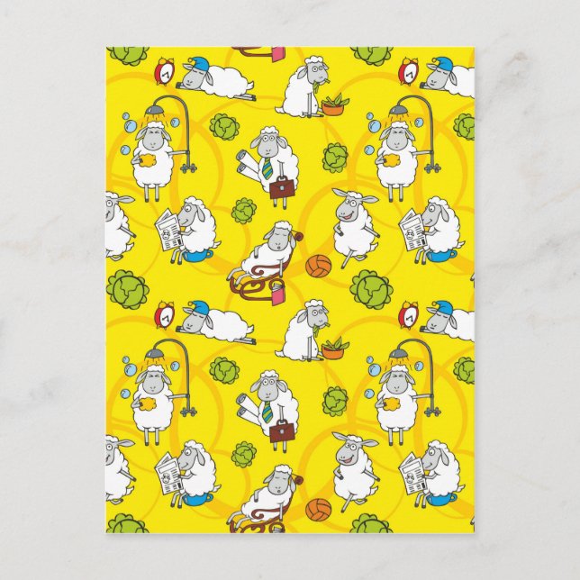 Carte Postale Mouton (Devant)