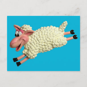 Carte Postale Mouton idiot