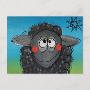 Carte postale 'mouton noir'