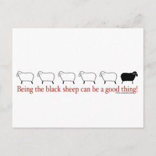 Carte Postale Mouton noir