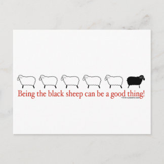Carte Postale Mouton noir