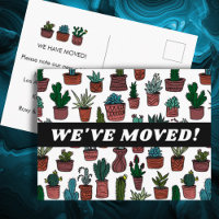 MOUVEMENT FAIRE-PART Cactus Ménages Motif