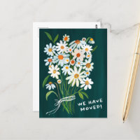 MOUVEMENT FAIRE-PART Cute Daisy Bouquet peint main