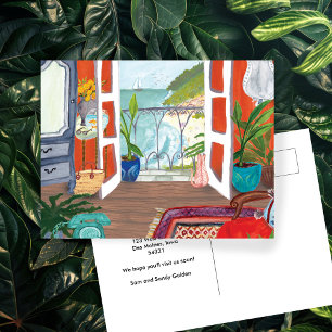 Carte Postale MOUVEMENT FAIRE-PART Personnalisé Nouvelle Adresse