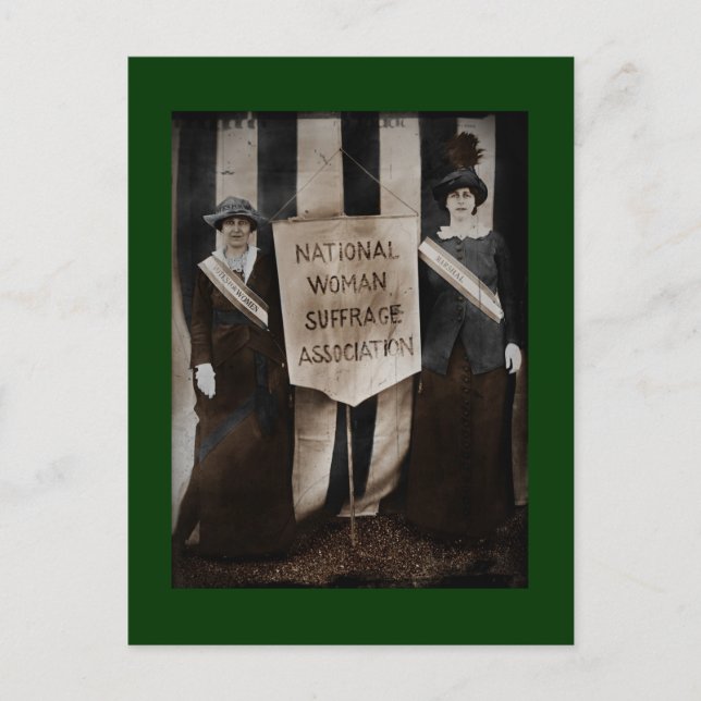 Carte Postale Mouvement pour le suffrage des femmes (Devant)