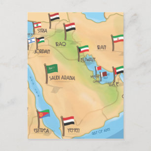 Carte Postale Moyen-Orient