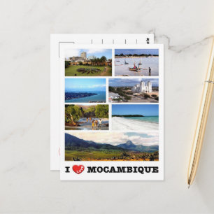 Carte Postale Mozambique - J'aime -