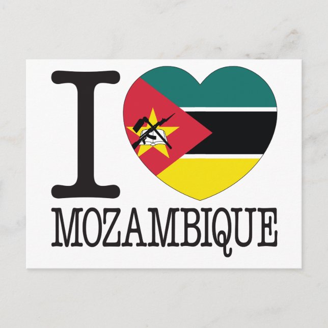 Carte Postale Mozambique Love v2 (Devant)