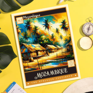 Carte Postale Mozambique   Peinture Vintage