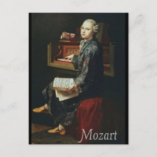 Carte Postale Mozart