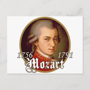 Carte Postale Mozart
