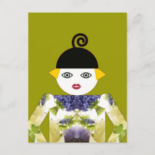 Carte Postale Ms. Martzkin Blooming Postcard © 2012 M. Martz