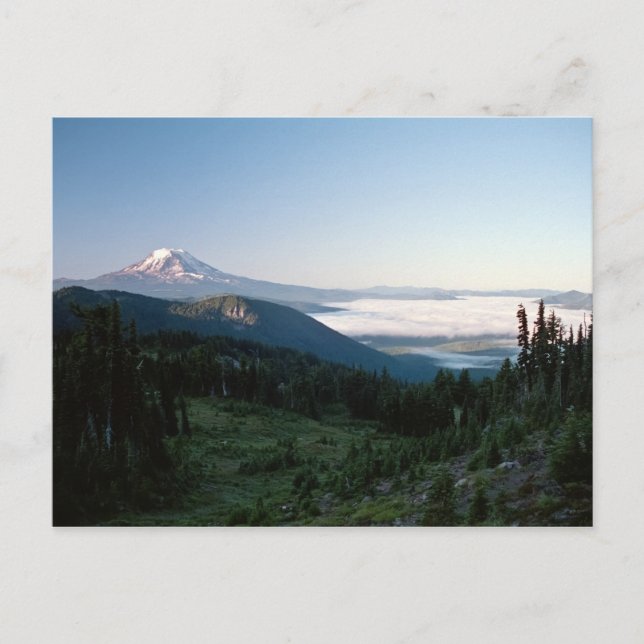 Carte Postale Mt Adams de la nature sauvage des rochers de chèvr (Devant)