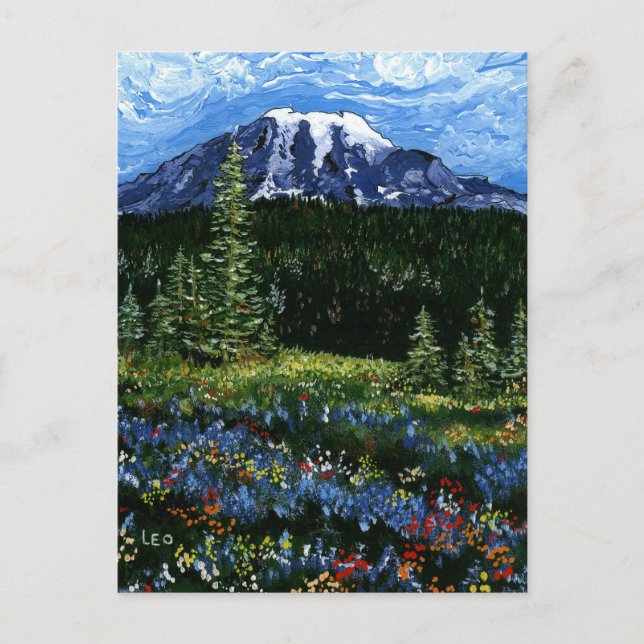 Carte Postale Mt Rainier (Devant)