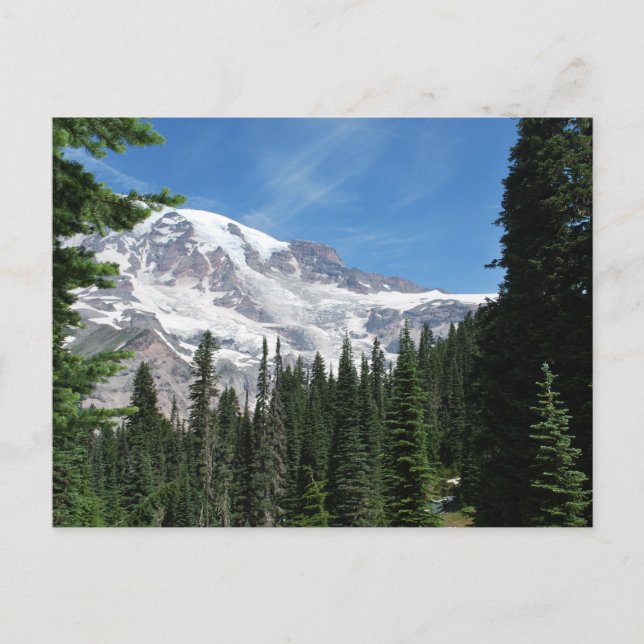 Carte Postale Mt Rainier État de Washington par Julie L. Clevela (Devant)