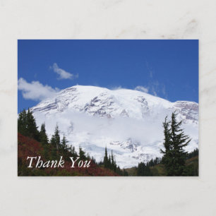 Carte postale Mt Rainier Merci