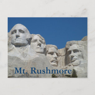 Carte Postale Mt. Rushmore