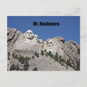 Carte Postale Mt. Rushmore