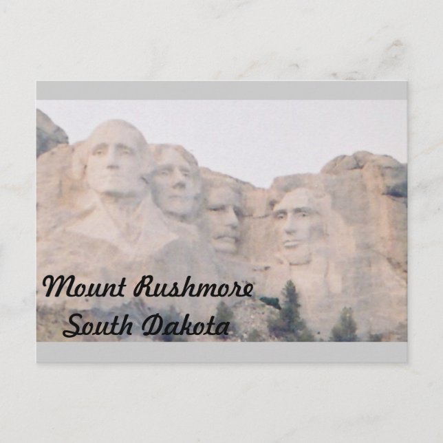 Carte Postale Mt. Rushmore (Devant)