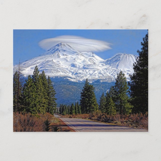 CARTE POSTALE MT SHAND AVEC LENTICULAIRE (Devant)