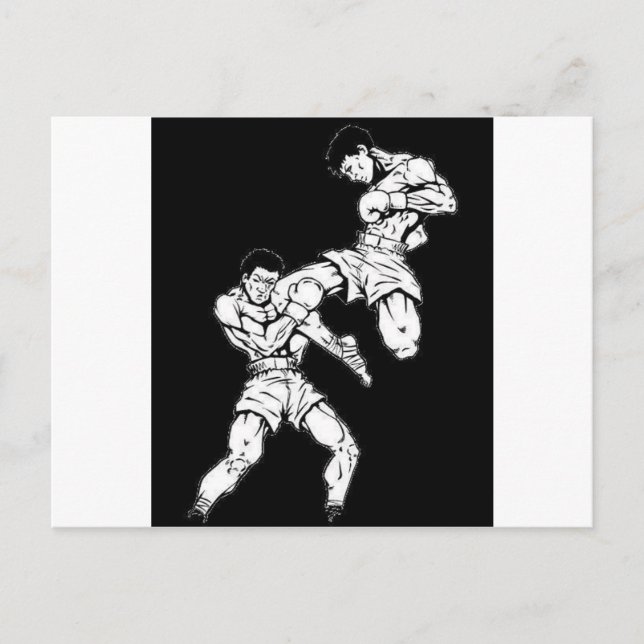 Carte Postale Muay Thai (Devant)