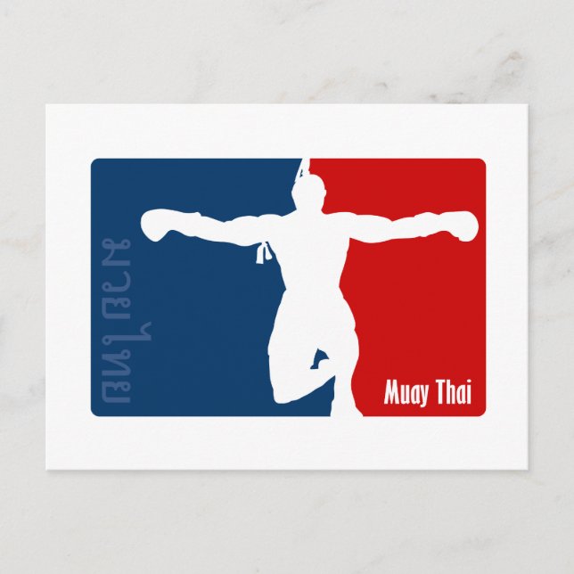 Carte Postale Muay Thai (Devant)