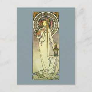 Carte postale Mucha Art Nouveau Trappistine