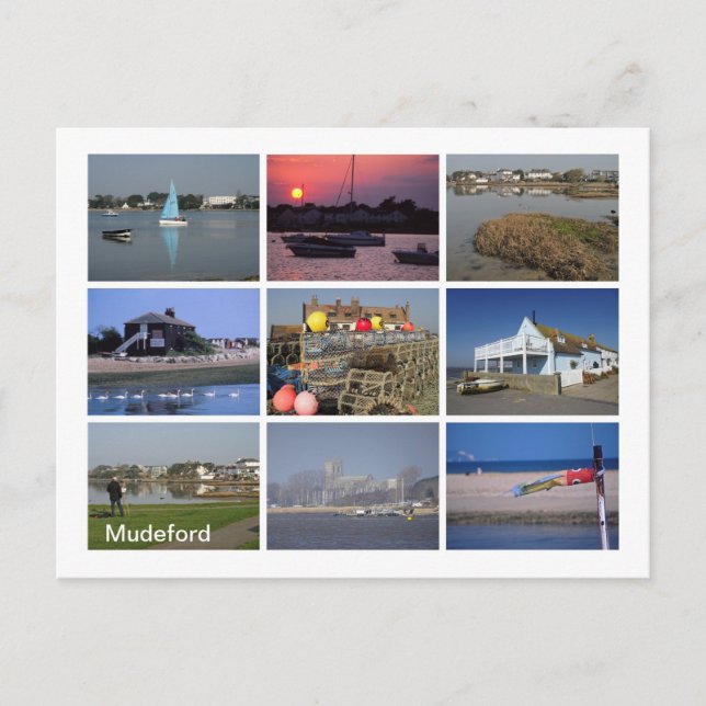Carte Postale Mudeford (Devant)