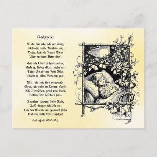 Carte Postale Müder bin ich geh zur Ruh