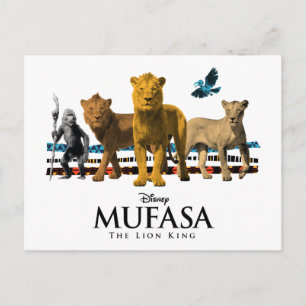 Carte Postale Mufasa Pride Terres Famille royale