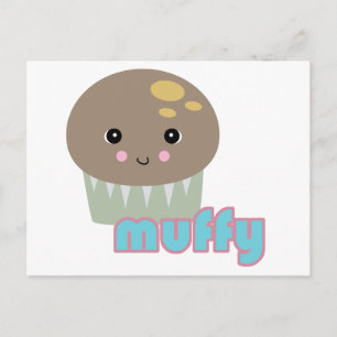 Carte Postale muffin kawaii