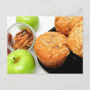 Carte Postale Muffins aux épices d'Apple