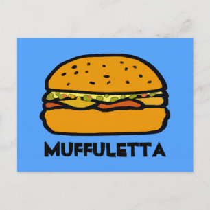 Carte Postale Muffuletta Nouvelle-Orléans