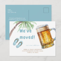 Mug de bière de palmier tropicale que nous avons d