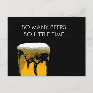 Carte postale Mug de bière mousse