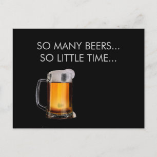 Carte postale Mug de bière mousse