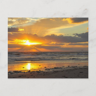 Carte Postale Mug Lever du Soleil Scénique de la Plage de Florid