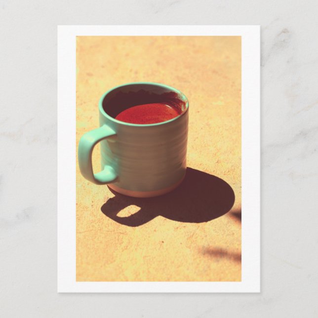 Carte Postale Mug Tasse Café Turc Riche Mousse (Devant)
